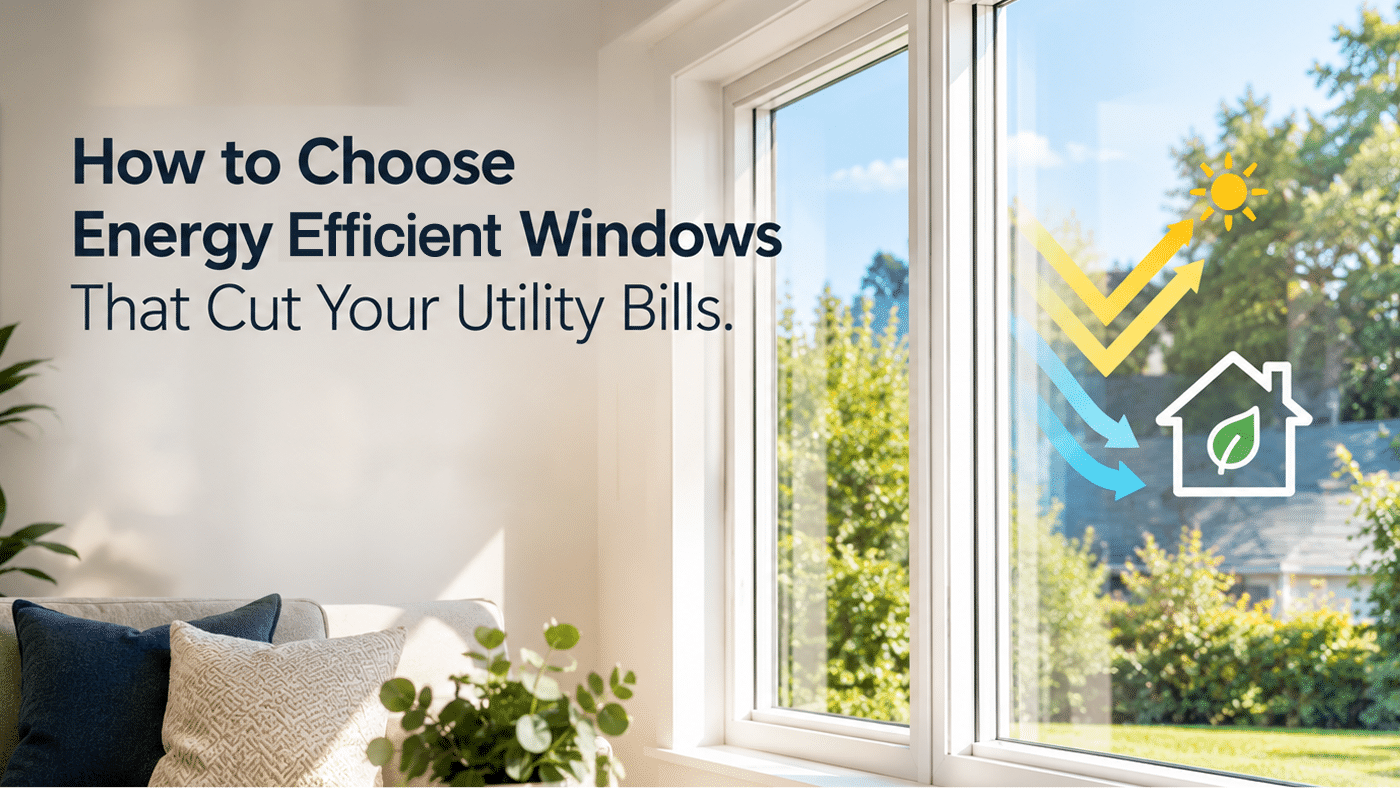 How to Choose Energy Efficient Windows That Cut Your Utility Bills