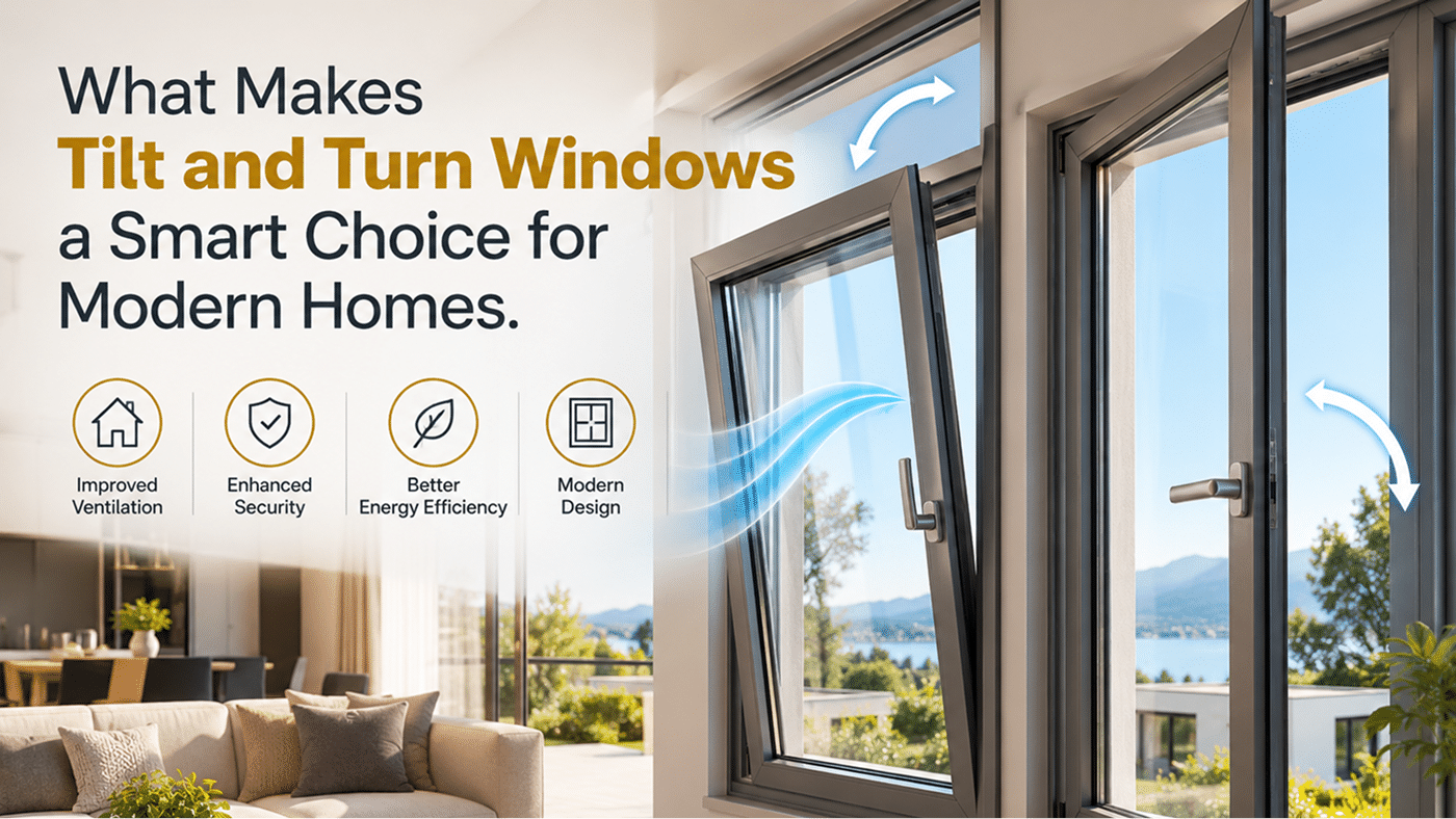 What makes tilt and turn windows a smart choice for modern homes