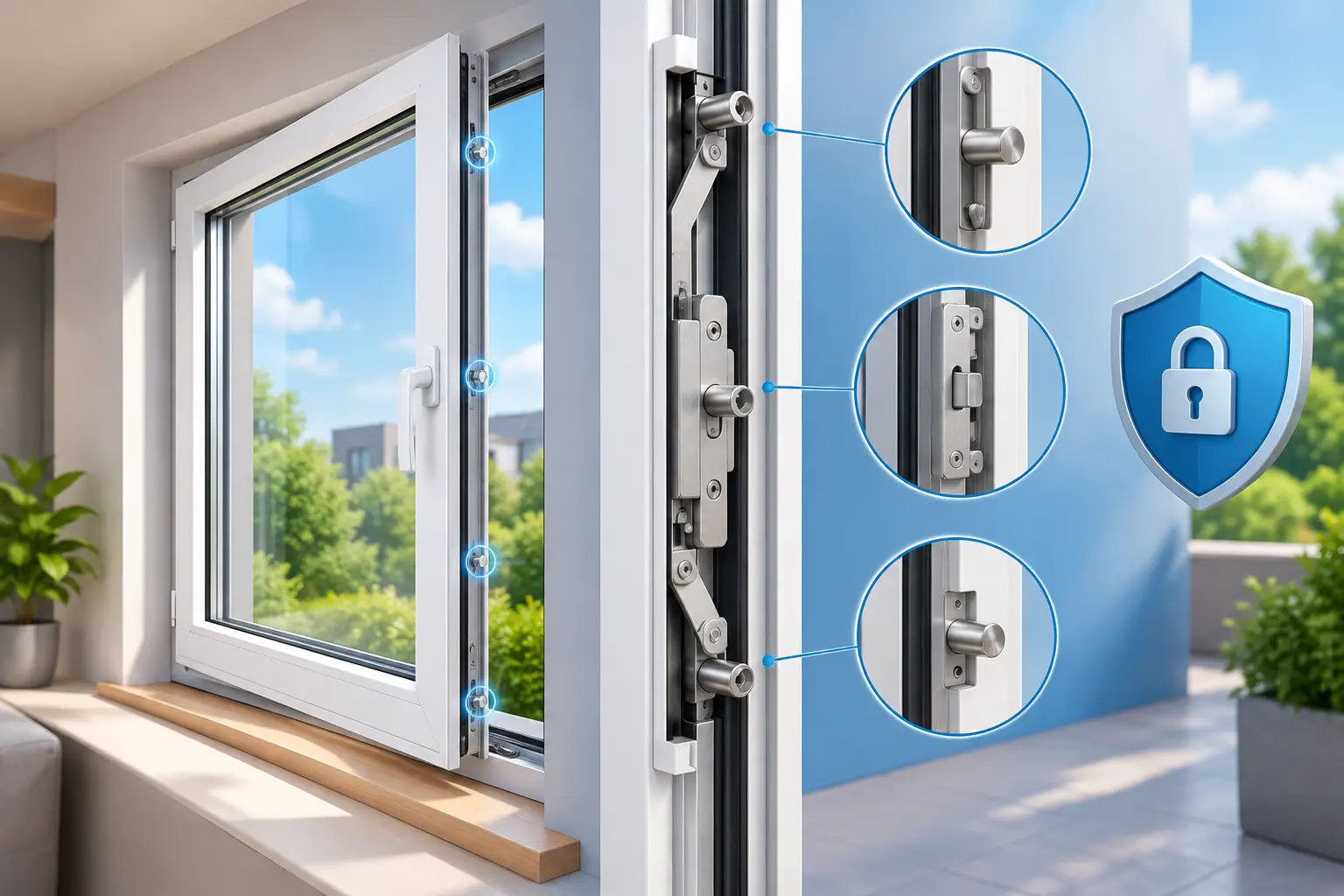 Windows With Multipoint Locking System Benefits